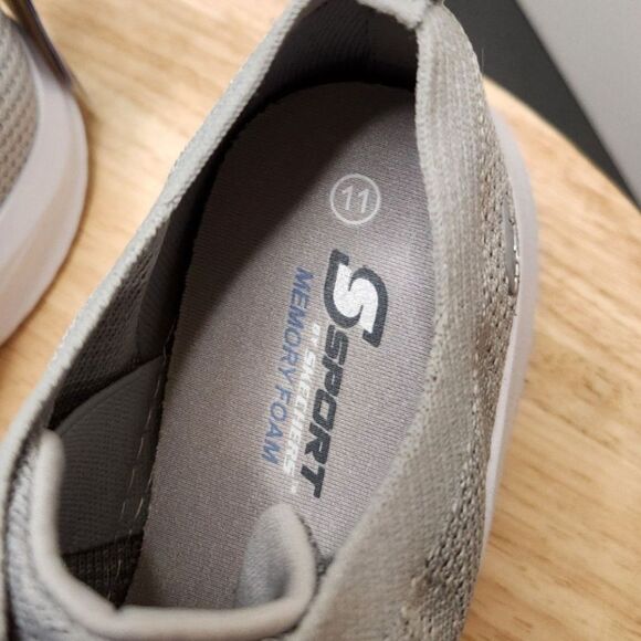S Sport by Skechers Slip-On Shoes – Women’s 11 Gray, Memory Foam - Picture 5 of 7